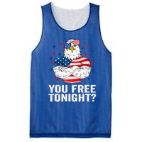 Are You Free Tonight 4th Of July Independence Day Bald Eagle Gift Mesh Reversible Basketball Jersey Tank