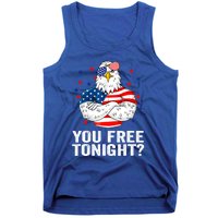 Are You Free Tonight 4th Of July Independence Day Bald Eagle Gift Tank Top