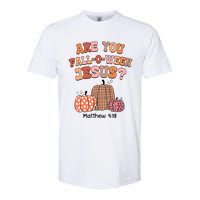 Are You Fall O Ween Jesus Christian Halloween Pumpkin Softstyle CVC T-Shirt