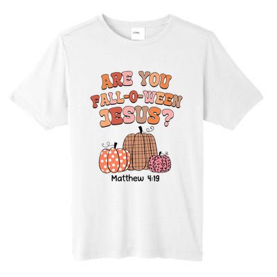 Are You Fall O Ween Jesus Christian Halloween Pumpkin Tall Fusion ChromaSoft Performance T-Shirt