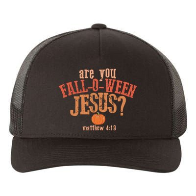 Are You FallOWeen Jesus Christian Halloween Yupoong Adult 5-Panel Trucker Hat