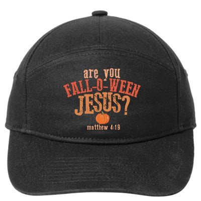 Are You FallOWeen Jesus Christian Halloween 7-Panel Snapback Hat