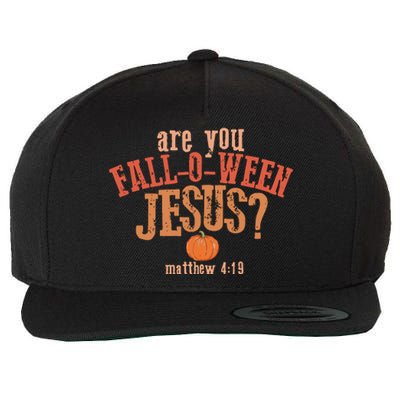 Are You FallOWeen Jesus Christian Halloween Wool Snapback Cap