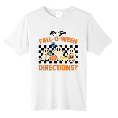 Are You Falloween Directions Ghost Christian Halloween Tall Fusion ChromaSoft Performance T-Shirt