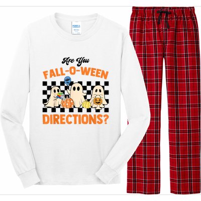 Are You Falloween Directions Ghost Christian Halloween Long Sleeve Pajama Set