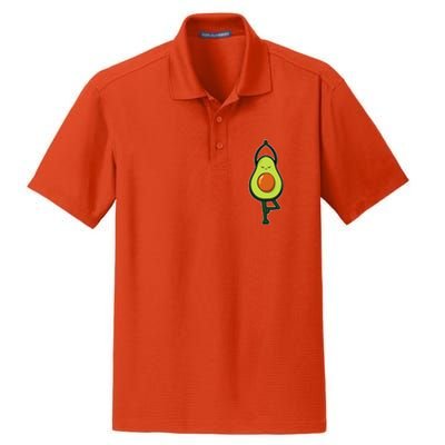 Avocado Yoga Fruit Tree Fitness Stressgiftrelief Exercise Gift Dry Zone Grid Polo