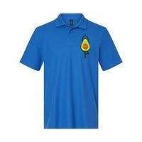 Avocado Yoga Fruit Tree Fitness Stressgiftrelief Exercise Gift Softstyle Adult Sport Polo