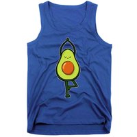 Avocado Yoga Fruit Tree Fitness Stressgiftrelief Exercise Gift Tank Top