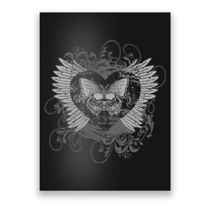 Aesthetic Y2k Fairy Wings Heart Alt Butterfly Grunge Poster