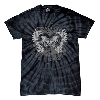 Aesthetic Y2k Fairy Wings Heart Alt Butterfly Grunge Tie-Dye T-Shirt