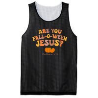 Are You Falloween Jesus Matthew Christian Faith Halloween Mesh Reversible Basketball Jersey Tank