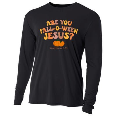 Are You Falloween Jesus Matthew Christian Faith Halloween Cooling Performance Long Sleeve Crew