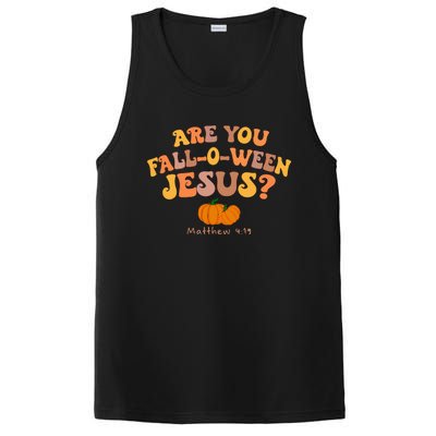 Are You Falloween Jesus Matthew Christian Faith Halloween PosiCharge Competitor Tank