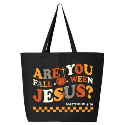 Are You Falloween Jesus Christian Halloween Pumpkin 25L Jumbo Tote