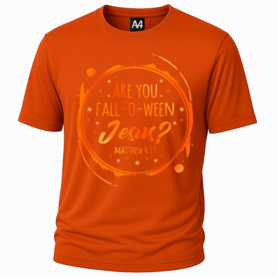 Are You Falloween Jesus Christian Halloween Party Costume Gift Cooling Performance Crew T-Shirt