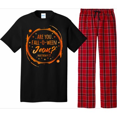 Are You Falloween Jesus Christian Halloween Party Costume Gift Pajama Set