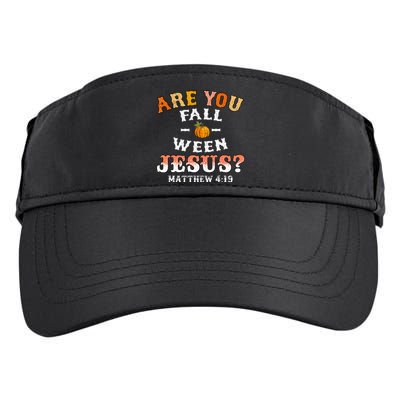 Are You Falloween Jesus Matthew Christian Faith Halloween Adult Drive Performance Visor