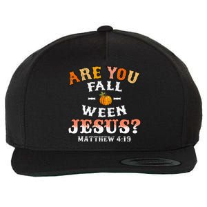 Are You Falloween Jesus Matthew Christian Faith Halloween Wool Snapback Cap