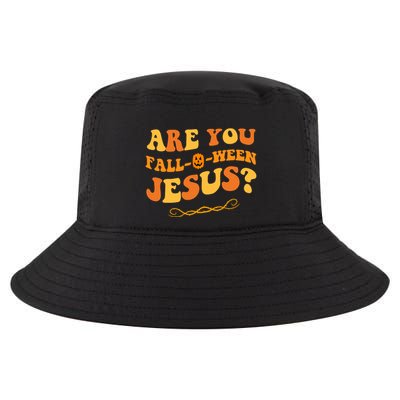 Are You Falloween Jesus? Cute Funny Halloween Fall Cool Comfort Performance Bucket Hat