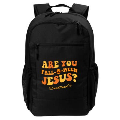Are You Falloween Jesus? Cute Funny Halloween Fall Backpack