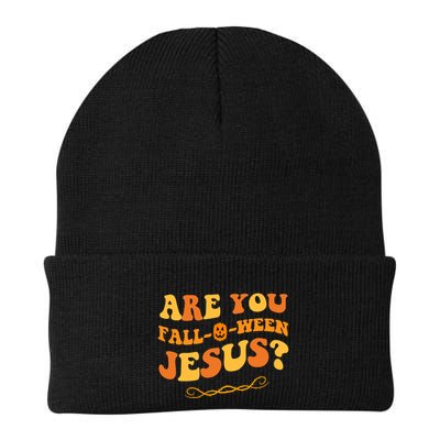 Are You Falloween Jesus? Cute Funny Halloween Fall Beanie