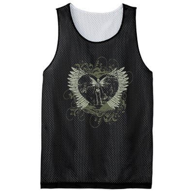 A.esthetic Y.2k f.airy w.ings skeleton alt g.runge Mesh Reversible Basketball Jersey Tank