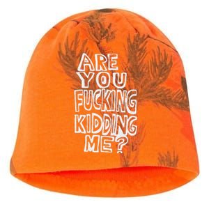 Are You Fucking Kidding Me Kati - Camo Knit Beanie