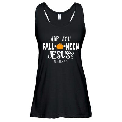 Are You FallOWeen Jesus Halloween Christian Pumpkin Lover Ladies Essential Flowy Tank