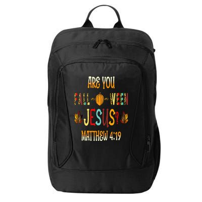 Are You Fall O Ween Jesus Following Christian Halloween City Backpack