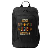 Are You Fall O Ween Jesus Following Christian Halloween City Backpack