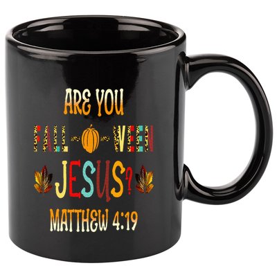 Are You Fall O Ween Jesus Following Christian Halloween 11oz C Handle Ceramic Mug