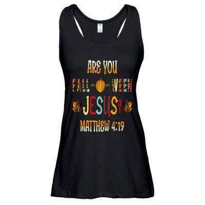 Are You Fall O Ween Jesus Following Christian Halloween Ladies Essential Flowy Tank