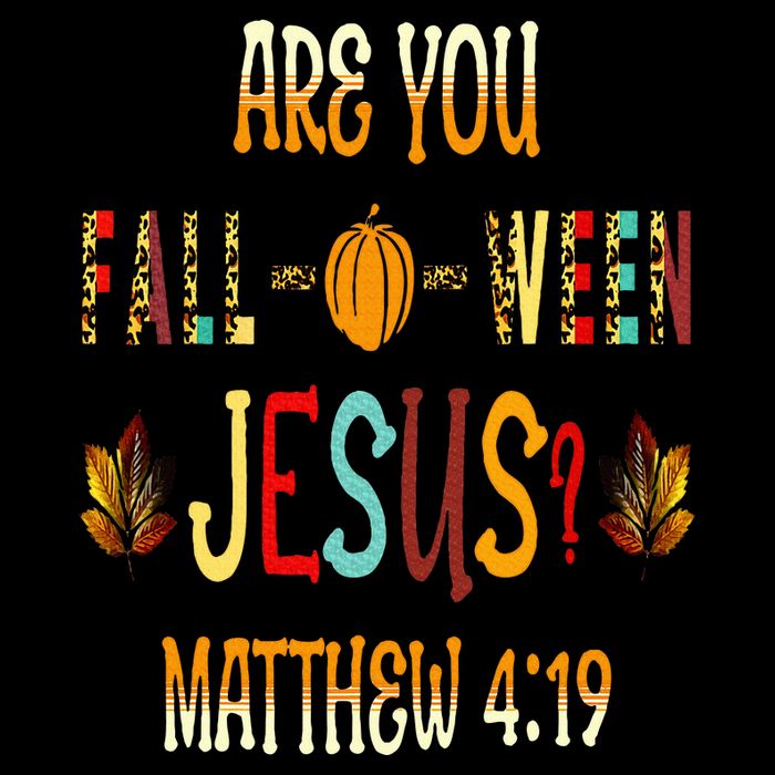 Are You Fall O Ween Jesus Following Christian Halloween 16 in Basic Backpack