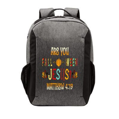 Are You Fall O Ween Jesus Following Christian Halloween Vector Backpack