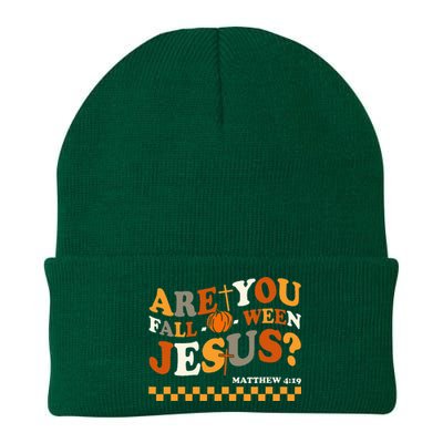 Are You Falloween Jesus Christian Halloween Pumpkin Knit Cap Winter Beanie