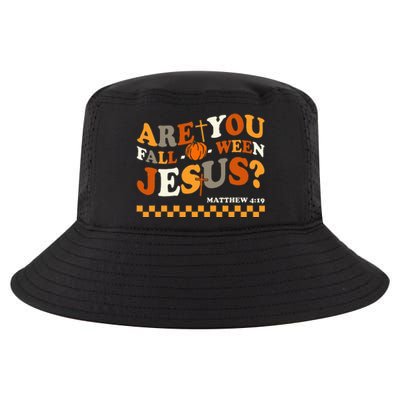 Are You Falloween Jesus Christian Halloween Pumpkin Cool Comfort Performance Bucket Hat