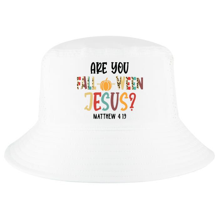 Are You Falloween Jesus Funny Pumpkin Christian Halloween Cool Comfort Performance Bucket Hat