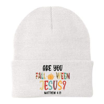 Are You Falloween Jesus Funny Pumpkin Christian Halloween Knit Cap Winter Beanie