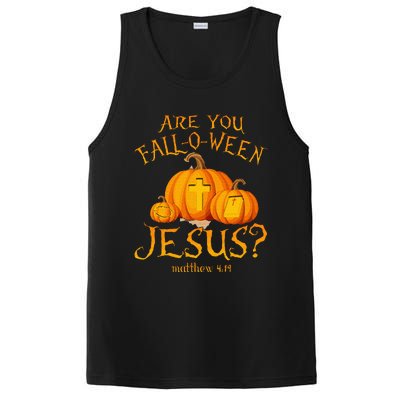 Are You Fall O Ween Jesus Christian Halloween Pumpkin PosiCharge Competitor Tank