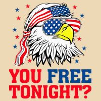 Are You Free Tonight 4th Of July Independence Day Bald Eagle Zip Tote Bag