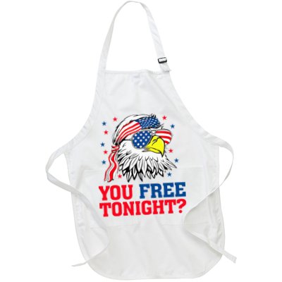 Are You Free Tonight 4th Of July Independence Day Bald Eagle Apron