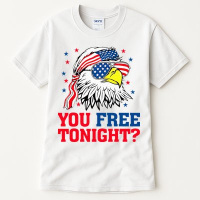 Are You Free Tonight 4th Of July Independence Day Bald Eagle Tall T-Shirt