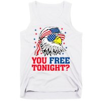 Are You Free Tonight 4th Of July Independence Day Bald Eagle Tank Top