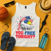 Are You Free Tonight 4th Of July Independence Day Bald Eagle Tank Top