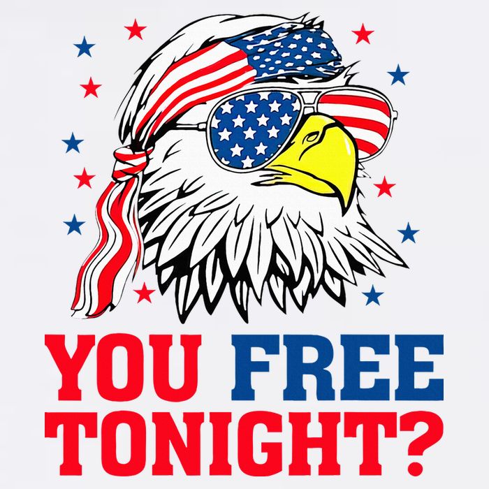 Are You Free Tonight 4th Of July Independence Day Bald Eagle Golf Towel