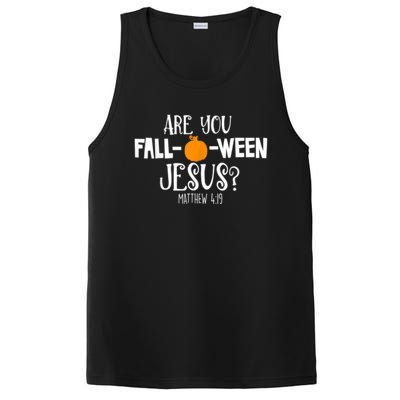 Are You Falloween Jesus Halloween PosiCharge Competitor Tank