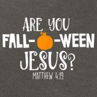 Are You Falloween Jesus Halloween Cotton Canvas Backpack
