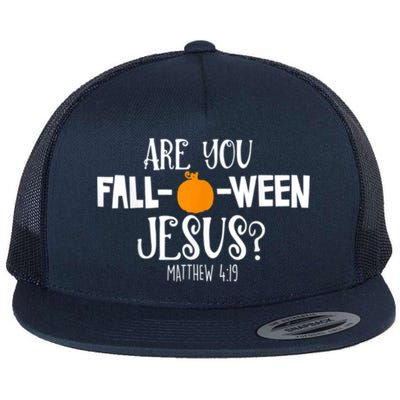 Are You Falloween Jesus Halloween Flatbill Hat