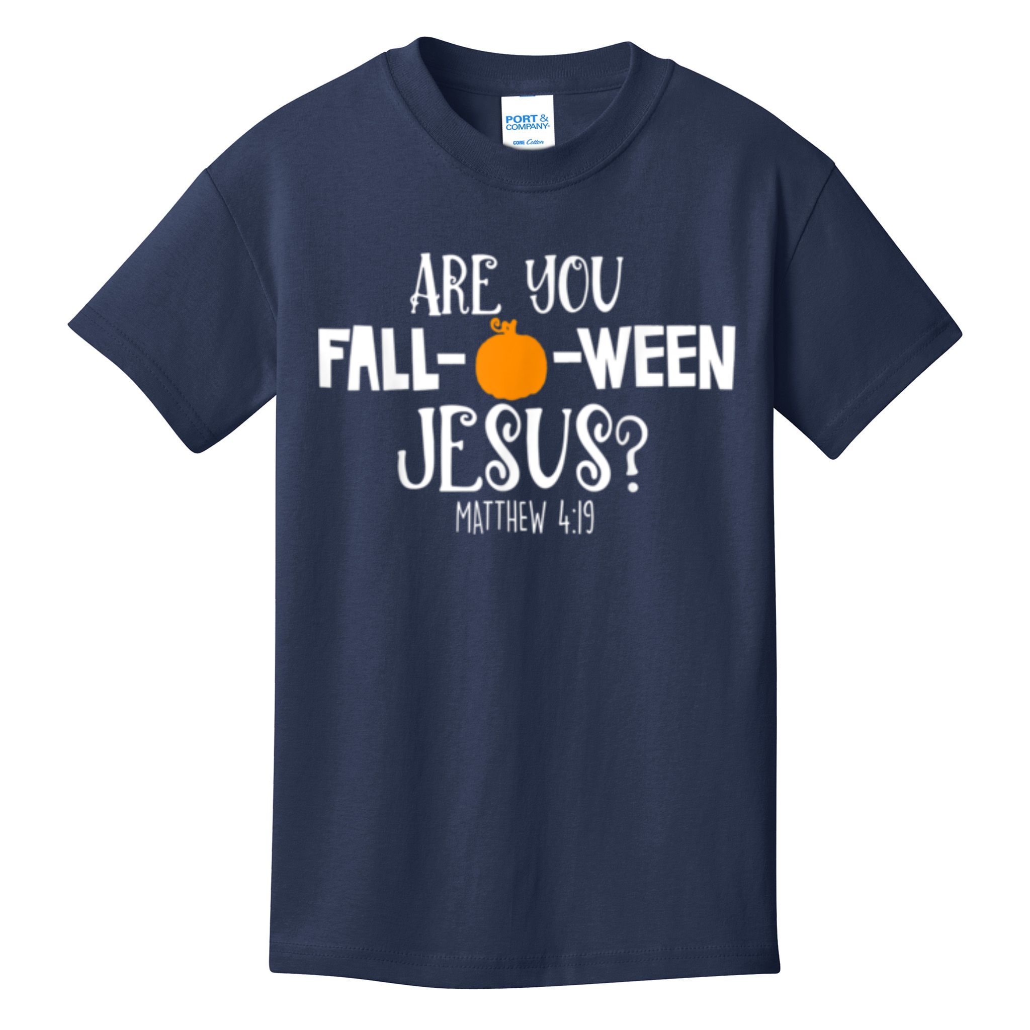 Are You Falloween Jesus Halloween Kids T-Shirt