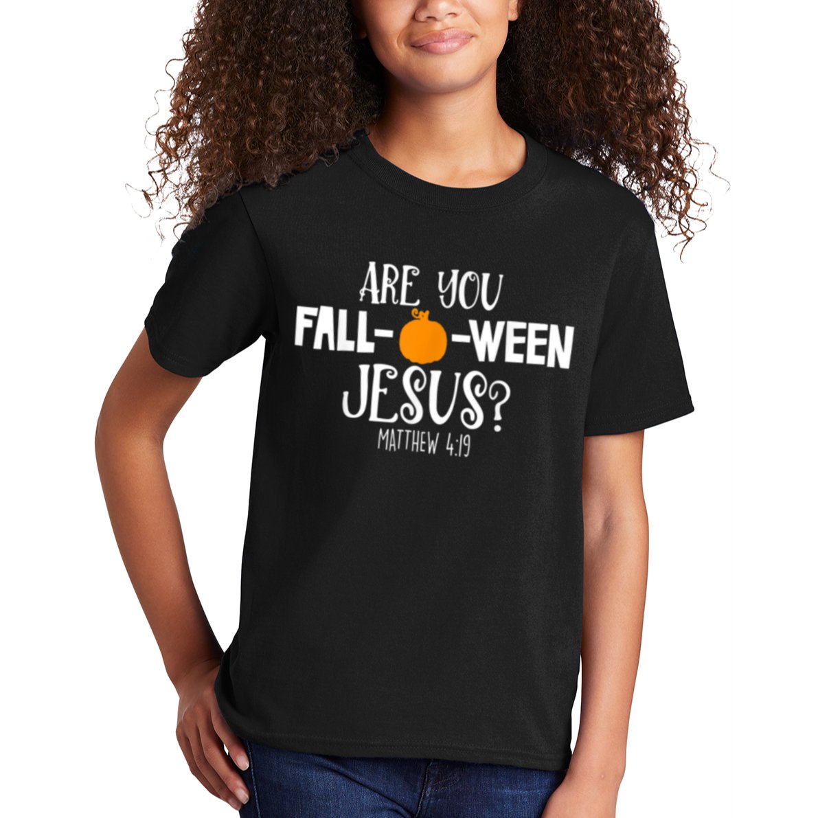 Are You Falloween Jesus Halloween Kids T-Shirt